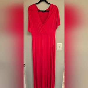 Club L red empire waist dress, Size XL
